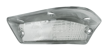 Park/Turn Light Lens -Clear- for 1968 Pontiac Grand Prix - Left Hand