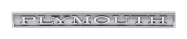 Grill-Emblem für 1968 Plymouth Valiant - PLYMOUTH
