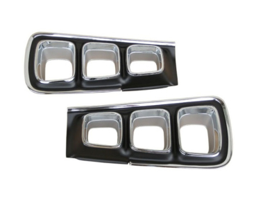Tail Lamp Bezels for 1968 Dodge Coronet R/T - Pair
