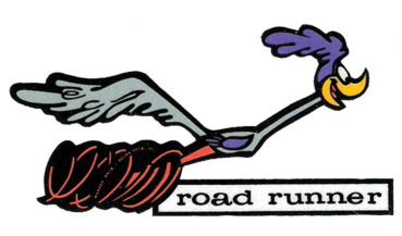 "Running Road Runner" Decal für 1968 Plymouth Road Runner mit Alu-Haube