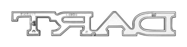 Fender Emblems for 1969-70 Dodge Dart - DART