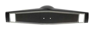 Steering Wheel Shroud for 1969-70 Chevrolet Impala / Full-Size - Black / Silver Trim