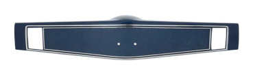 Steering Wheel Shroud for 1969-70 Chevrolet Impala / Full Size - Dark Blue / Chrome Trim