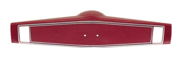 Steering Wheel Shroud for 1969-70 Chevrolet Impala / Full Size - Red / Silver Trim