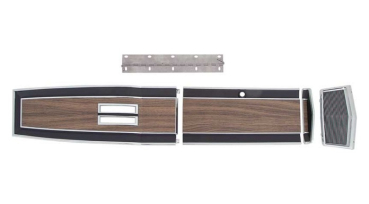 Woodgrain Console Trim Set for 1969-70 Plymouth B-Body Models with Automatic Transmission - 5-Piece