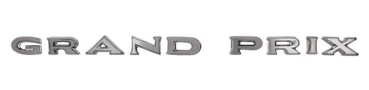 Heck-Emblem für 1969-70 Pontiac Grand Prix - Buchstaben "GRAND PRIX"