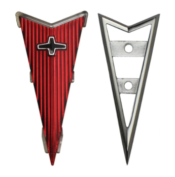 Hauben-Emblem für 1969-70 Pontiac Grand Prix - Arrowhead Set