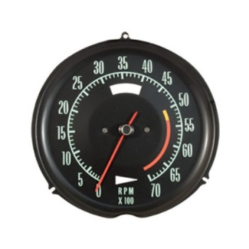 Tachometer for 1969-71 Chevrolet Corvette - 5300 RPM Red Line