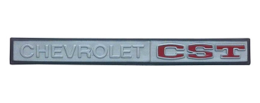 Glove Box Door Emblem for 1969-70 Chevrolet Pickup/1969-72 Chevrolet Blazer - CHEVROLET CST