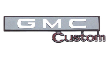 Glove Box Door Emblem for 1969-72 GMC Pickup - GMC Custom