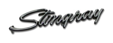 Kotflügel-Embleme für 1969-73 Chevrolet Corvette - Stingray
