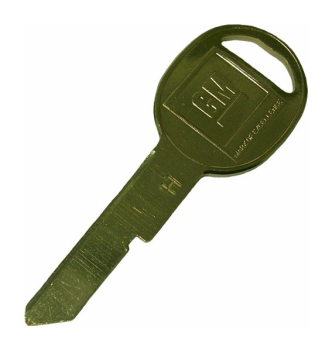 Trunk and Glove Box Key Blank for 1969, 1973 and 1977 Buick - H