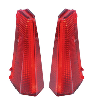 Tail Lamp Lenses for 1969 Cadillac - Pair/with "GUIDE" Markings