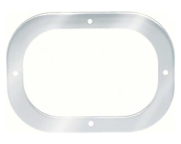 HURST Shift Boot Retainer Plate for 1969 Chevrolet Camaro with Manual Transmission - Chrome