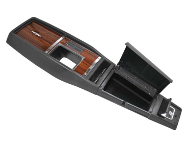 Center Console Assembly for 1969 Chevrolet Camaro with 3-Speed Manual Transmission - Cherrywood Woodgrain