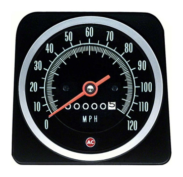 Speedometer -A- for 1969 Chevrolet Camaro - Display in Miles