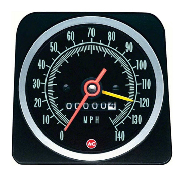 Speedometer -B- for 1969 Chevrolet COPO Camaro - Display in Miles