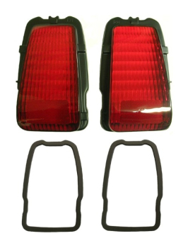 Tail Lamp Lens Set for 1969 Oldsmobile Cutlass "S" and 442 - Pair