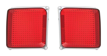 Tail Lamp Lenses for 1969 Plymouth Satellite - Pair