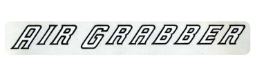 "AIR GRABBER" Door Top Letters for 1969 Plymouth B-Body models