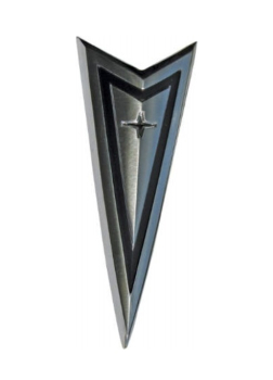 Header Panel Emblem for 1969 Pontiac Bonneville - Arrowhead