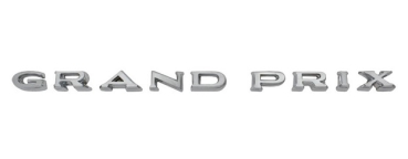 Fender Emblem for 1969 Pontiac Grand Prix - Letters "GRAND PRIX"