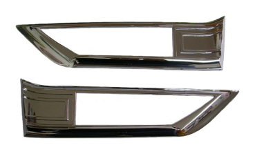 Vordere Kotflügel-Zierleisten für 1970-71 Oldsmobile Cutlass Supreme und SX - Paar