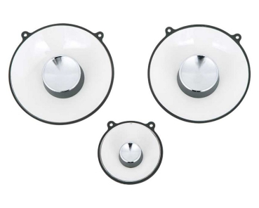 Outer Gauge Lens Set for 1970-71 Dodge A-Body with Rallye Dash - 3-Piece