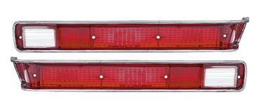 Tail Lamp Lenses for 1970-71 Pontiac Le Mans Sport - Left and Right Hand Side