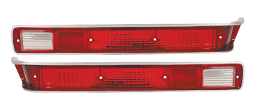 Tail Lamp Lenses for 1970-71 Pontiac Tempest - Left and Right Side