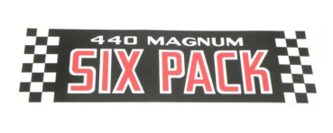 Luftfilter-Decal für 1970-71 Dodge 440 MAGNUM SIX PACK