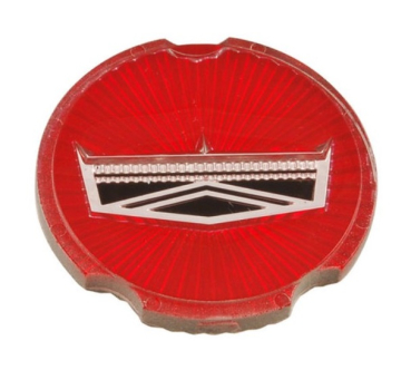 Wheel Cover Center Medallion for 1970-71 Ford Fairlane - red