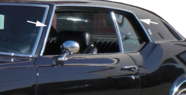 Zierleisten-Satz der Dachkanten für 1970-72 Oldsmobile Cutlass Supreme Coupe - 6-teilig