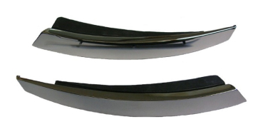 Upper Rear Fender Moldings for 1970-72 Oldsmobile Cutlass and 442 - Pair