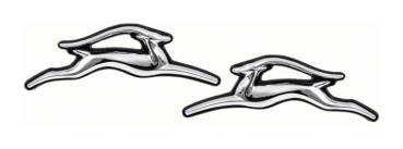 Door Panel Emblems for 1970-72 Chevrolet Impala - Pair