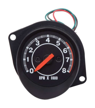 In-Dash Tachometer for 1970-74 Plymouth Barracuda and Cuda with Standard Gauges