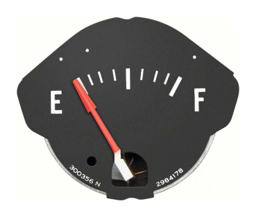 Fuel Gauge for 1970-74 Plymouth Barracuda and Cuda with Rallye Gauges