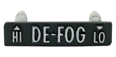 Defogger Bezel for 1970-78 Chevrolet Camaro - DE-FOG