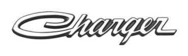 Grill-Emblem für 1970 Dodge Charger - Schriftzug Charger