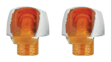 Fender Mounted Turn Signal Indicator Lenses for 1970 Plymouth ´Cuda - Pair