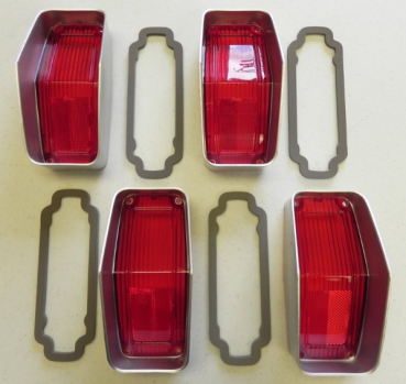 Tail Lamp Lens Set for 1970 Oldsmobile Cutlass "S" and 442
