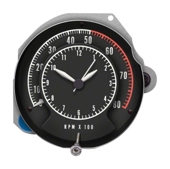 Tachometer with Clock for 1970 Plymouth B-Body with Rallye Gauge Package