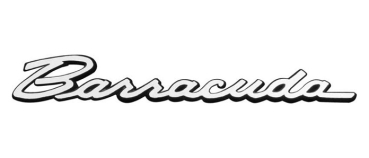 Armaturenbrett-Emblem für 1970 Plymouth Barracuda - Schriftzug Barracuda
