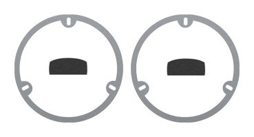 Park/Turn Light Lens Gaskets for 1970 Plymouth Satellite - Pair