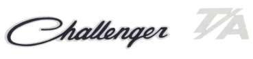 "Challenger T/A" Spoiler Decal für 1970 Dodge Challenger T/A