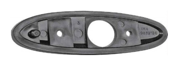 Sport Mirror Pad for 1971-72 Pontiac Le Mans