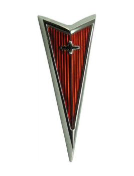 Header Panel Emblem for 1971-72 Pontiac Grand Prix - Arrowhead