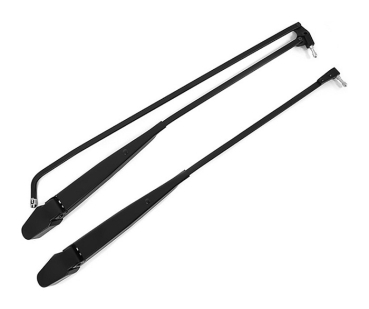 Windshield Wiper Arms for 1971-73 Mercury Cougar - Black / Pair