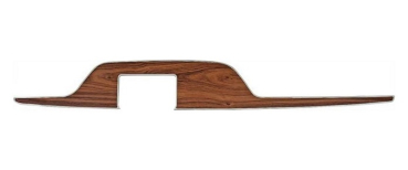 Woodgrain Console Top Plate for 1971-74 Dodge B-Body Models with Manual Transmission