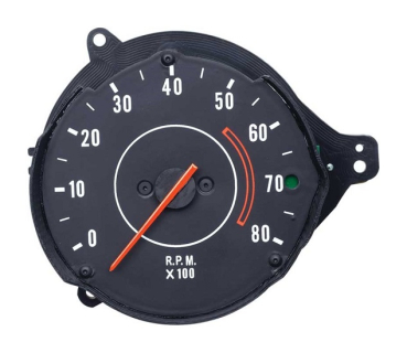 In-Dash Tachometer for 1971-74 Plymouth B-Body with Rallye Dash